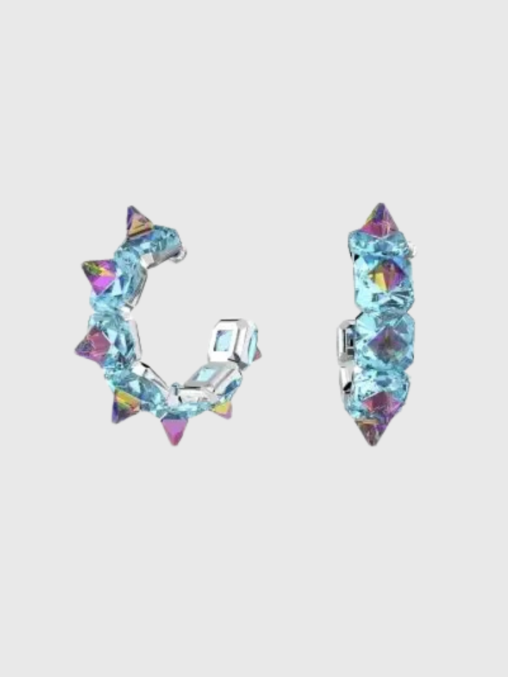 Boucle d'oreille Swarovski Chroma Azzurri