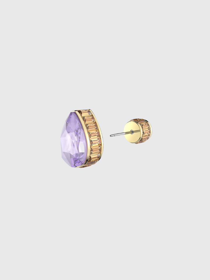Boucle d'oreille Swarovski Orbita violet